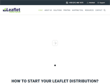 Tablet Screenshot of leafletcompany.ie